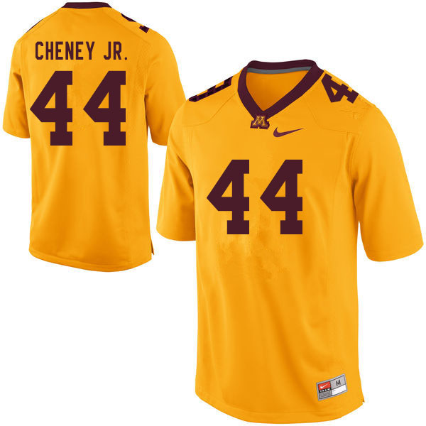 Men #44 Rashad Cheney Jr. Minnesota Golden Gophers College Football Jerseys Sale-Yellow